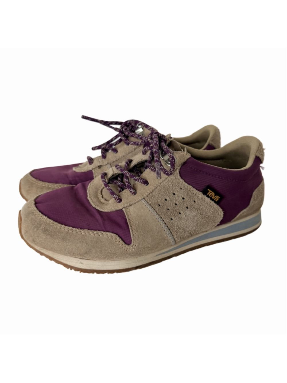Teva Highside 84 Low Top Sneakers Women's Size 8.5 Sand Dune Amaranth